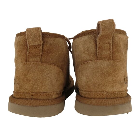 UGG Women's Neumel Chestnut Suede Chukka Boots Size 6 Lace-Up Shearling Lined - Picture 6 of 12